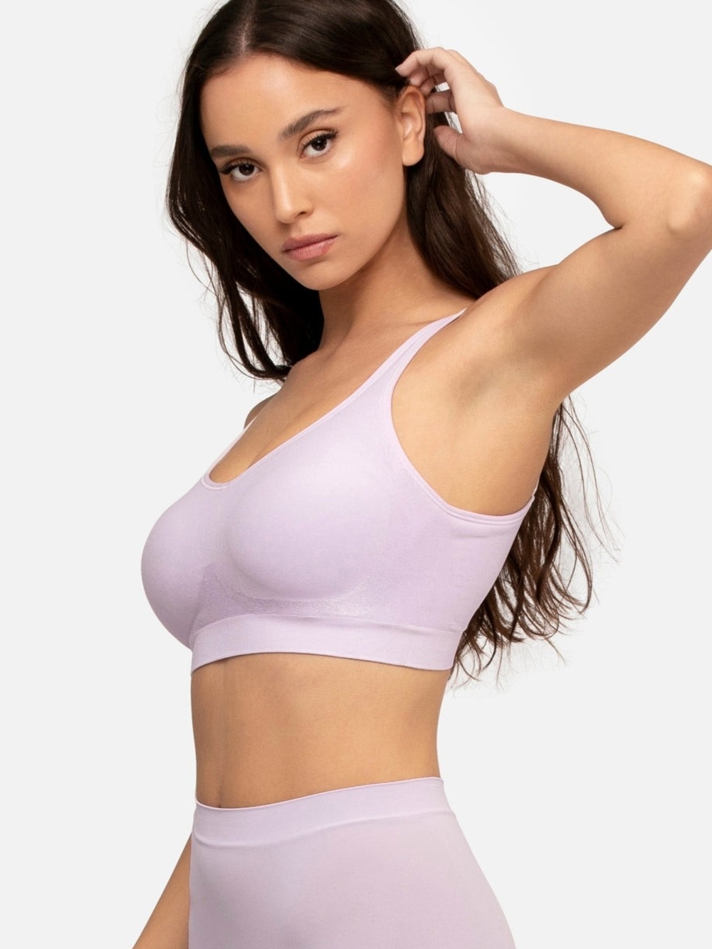The Comfort Shaping Bra With Adjustable Straps-459-Lilac